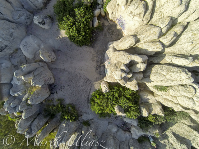 Low level flight over Natural Fort with DJI Phantom 2 drone